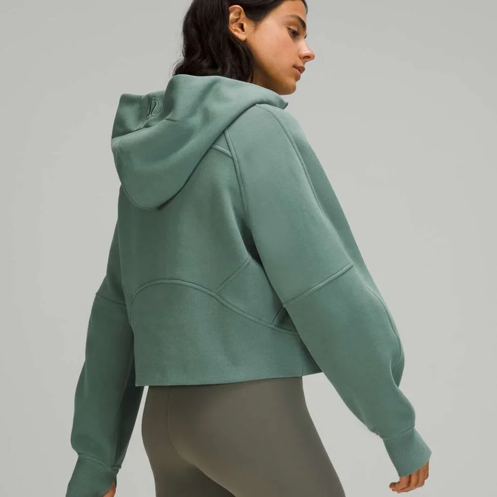 NWT Lululemon Scuba Oversized Half-Zip Hoodie, XS/S, Tidewater Teal - Picture 2 of 8